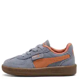 Wehkamp Puma Palermo AC suede sneakers grijs/oranje aanbieding