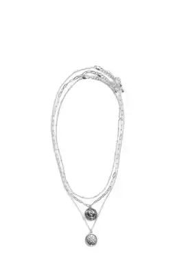 Wehkamp PIECES ketting PCTHILDE - zilverkleurig (set van 3) aanbieding