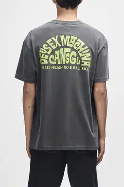 Wehkamp Deus Ex Machina oversized T-shirt met backprint grijs aanbieding