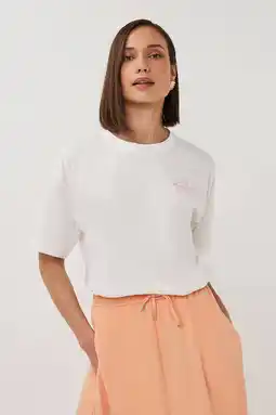 Wehkamp Esqualo T-shirt met backprint wit aanbieding