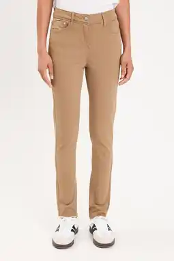 Wehkamp Cache Cache slim fit jeans camel aanbieding