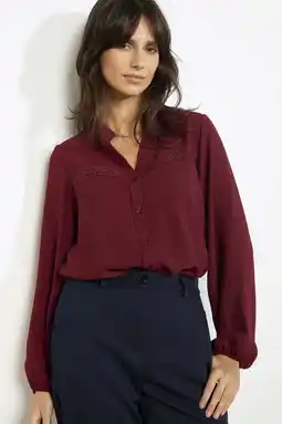 Wehkamp LOLALIZA blouse donkerrood aanbieding