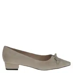 Wehkamp Peter Kaiser suède pumps met lage hak taupe aanbieding