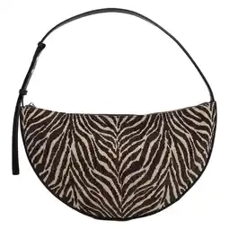 Wehkamp TOPSHOP schoudertas TSCURLY met zebraprint ecru/bruin aanbieding