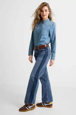 Wehkamp Anytime low rise relaxed jeans blauw aanbieding