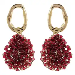 Wehkamp Candy Sweet Jewellery oorbellen CS24243 goudkleurig/framboos aanbieding