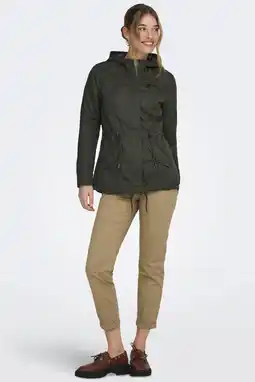 Wehkamp ONLY parka groen aanbieding