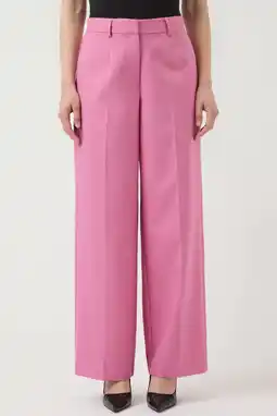 Wehkamp YAS wide leg regularwaist pantalon roze aanbieding