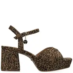 Wehkamp Mexx sandalettes met panterprint bruin aanbieding