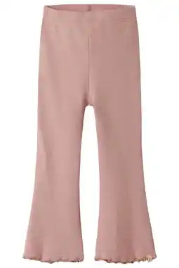Wehkamp LIL' ATELIER MINI bootcut casual broek roze aanbieding