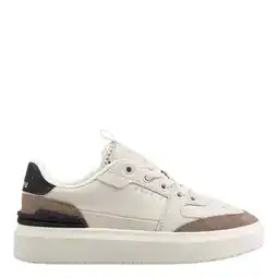 Wehkamp Cruyff leren sneakers zand/bruin aanbieding