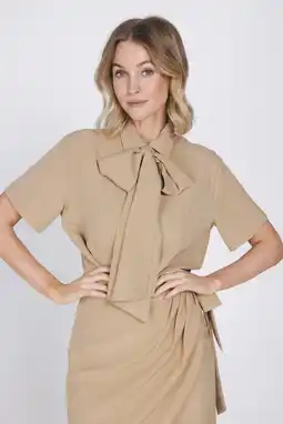 Wehkamp Accentil blouse zand aanbieding