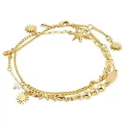 Wehkamp PILGRIM gold plated armband Prism (set van 2) aanbieding