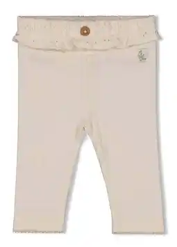 Wehkamp Feetje legging Let Your Dreams Blossom ecru aanbieding