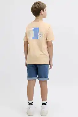 Wehkamp JJ REBEL JUNIOR T-shirt met backprint oranje aanbieding