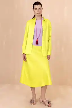 Wehkamp Oilily midi rok geel aanbieding