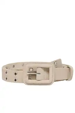 Wehkamp ONLY suède riem ONLANAIS beige aanbieding