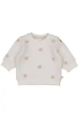 Wehkamp Feetje sweater Honey Bear ecru/bruin aanbieding