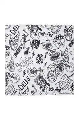 Wehkamp Deus Ex Machina bandana Doodle wit aanbieding