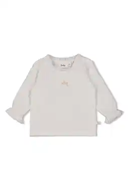 Wehkamp Feetje longsleeve Delicate Flower offwhite aanbieding