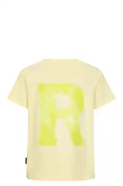 Wehkamp Retour Jeans T-shirt met backprint lichtgeel aanbieding