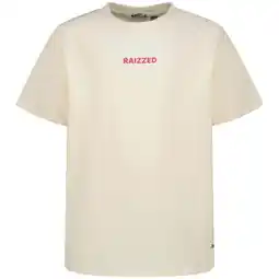 Wehkamp Raizzed T-shirt met backprint beige aanbieding