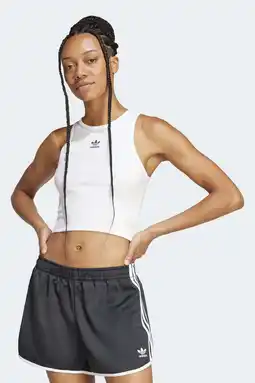Wehkamp adidas Originals singlet rib wit aanbieding