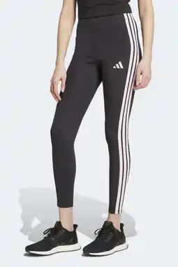 Wehkamp adidas Sportswear sportlegging zwart/lichtroze aanbieding