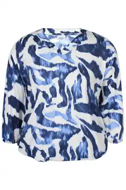Wehkamp Zhenzi gebloemde top blauw aanbieding