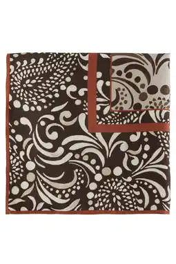 Wehkamp WE Fashion sjaal met all over print bruin aanbieding