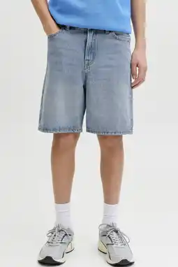 Wehkamp JACK & JONES JUNIOR relaxed short light blue denim aanbieding