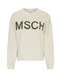 Wehkamp MSCH Copenhagen sweater ecru aanbieding