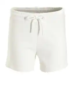 Wehkamp Anytime sweatstof korte broek wit aanbieding