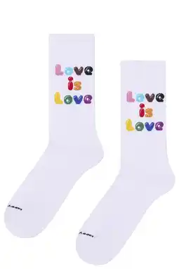 Wehkamp Happy Socks sokken Love Is Love wit aanbieding