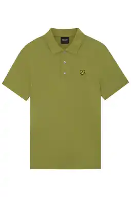 Wehkamp Lyle & Scott regular polo olijfgroen aanbieding