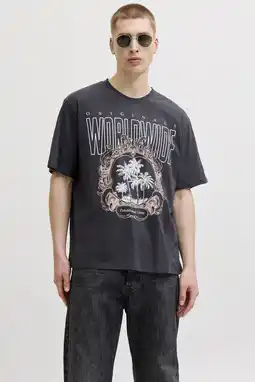 Wehkamp JACK & JONES ORIGINALS relaxed T-shirt antraciet aanbieding