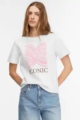 Wehkamp comma T-shirt wit aanbieding