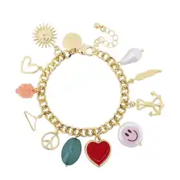 Wehkamp Life of Bulu armband met bedels goudkleurig aanbieding