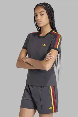 Wehkamp adidas Originals Cali T-shirt antraciet aanbieding