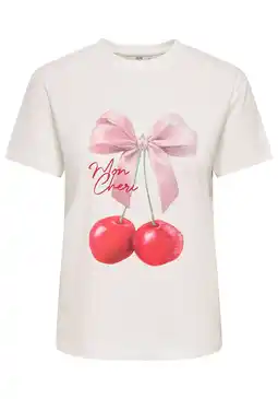 Wehkamp JDY T-shirt ecru aanbieding