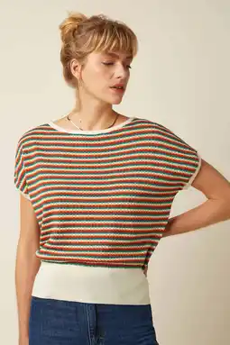Wehkamp King Louie gestreepte top multi aanbieding