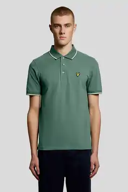 Wehkamp Lyle & Scott regular polo groen aanbieding