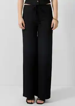 Wehkamp QS straight regularwaist casual broek zwart aanbieding
