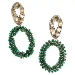 Wehkamp Candy Sweet Jewellery oorbellen goudkleurig/groen aanbieding