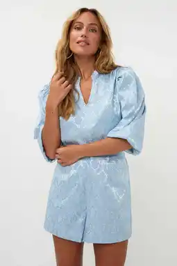 Wehkamp AMAYA Amsterdam top met paisley print lichtblauw aanbieding