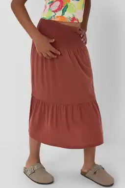 Wehkamp s.Oliver maxi rok brique aanbieding