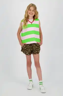 Wehkamp Vingino gestreepte T-shirt lichtroze aanbieding