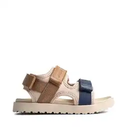 Wehkamp Wheat sandalen beige/bruin/blauw aanbieding