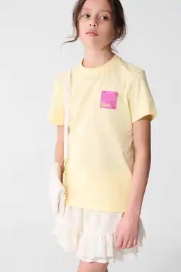 Wehkamp Shoeby T-shirt lichtgeel aanbieding