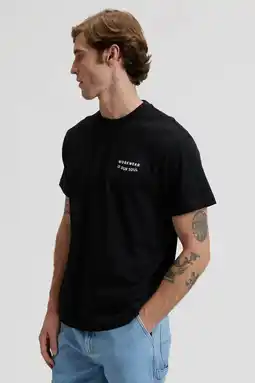 Wehkamp Lee relaxed T-shirt zwart aanbieding